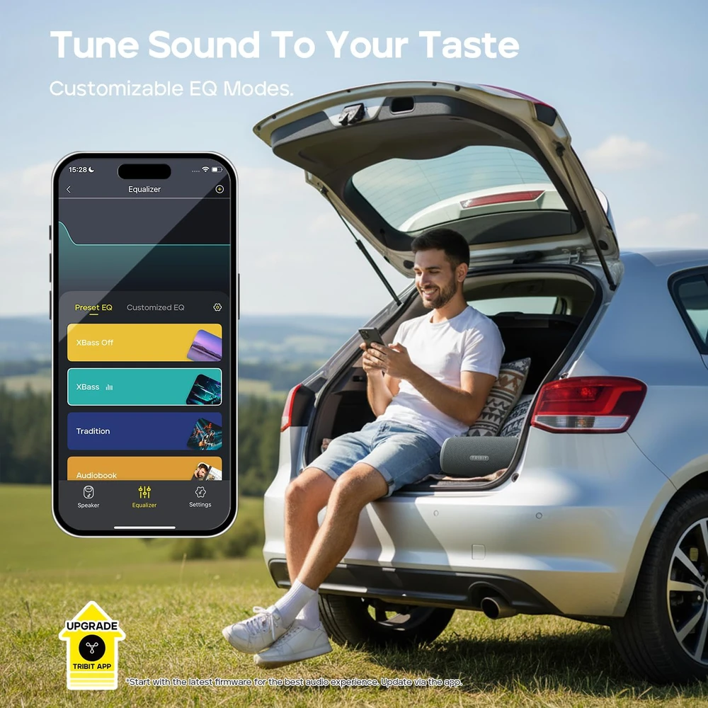 Tribit belaidis nešiojamas Bluetooth garsiakalbis, 80W, IP67, 24h veikimo laikas, BTS51