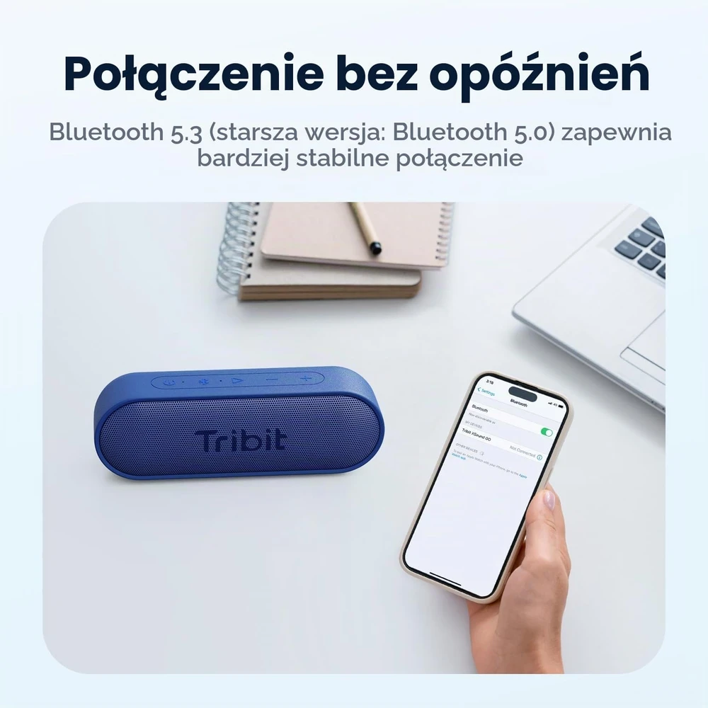 Tribit XSound Go nešiojama kolonėlė, juoda