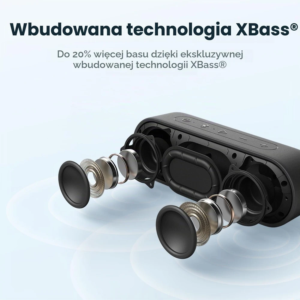 Tribit nešiojama Bluetooth kolonėlė XSound Go 16 W, IPX7, iki 24 val., BTS38