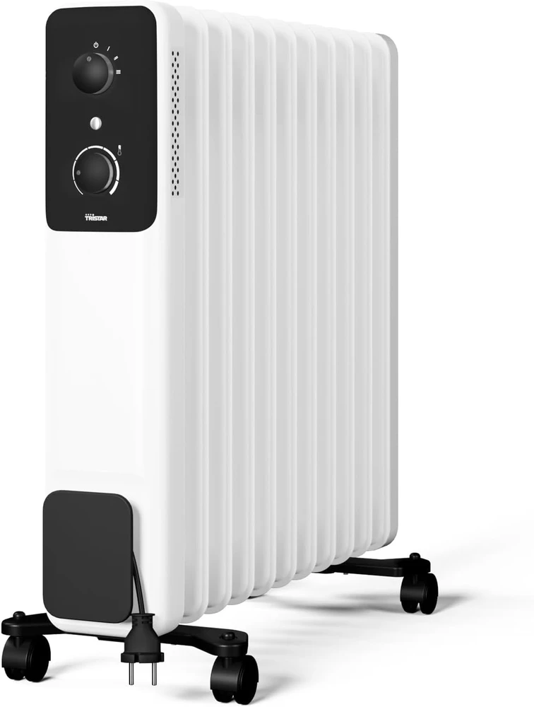 Tristar alyvinis radiatorius 2500 W, 11 sekcijų, 3 galios lygiai KA-5381