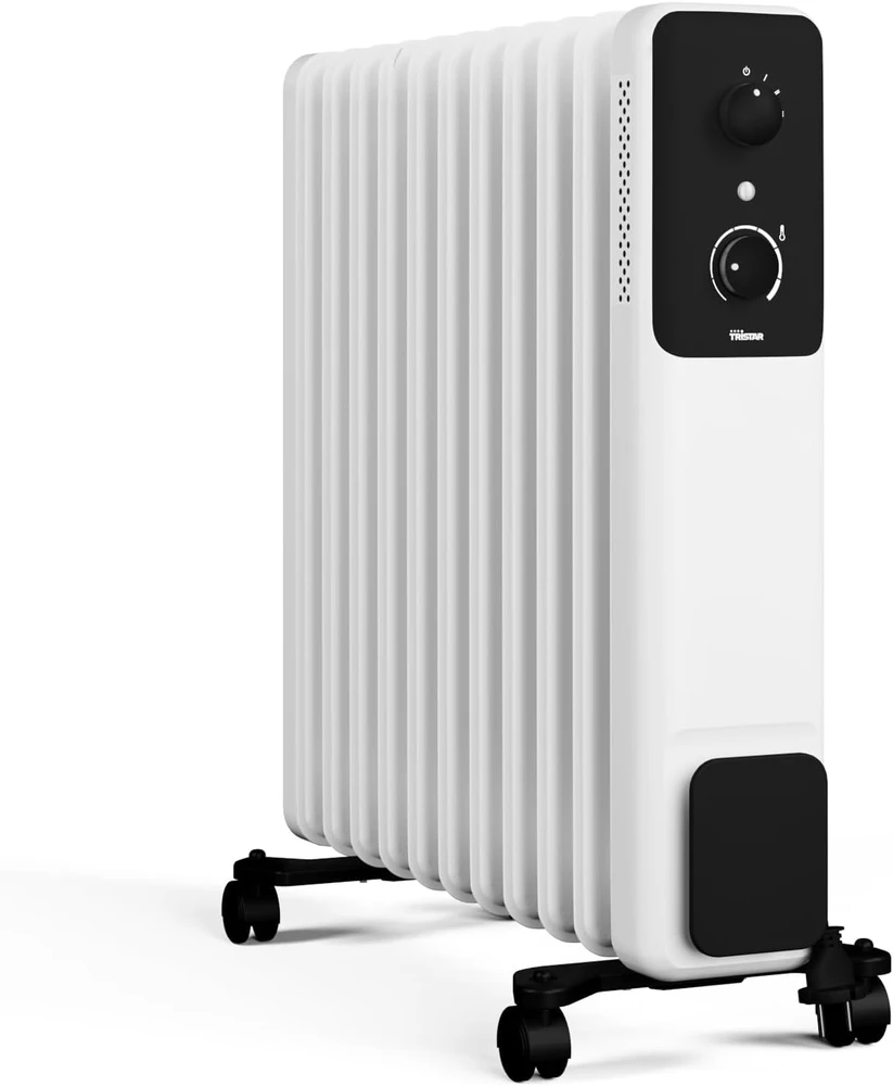 Tristar alyvinis radiatorius 2500 W, 11 sekcijų, 3 galios lygiai KA-5381