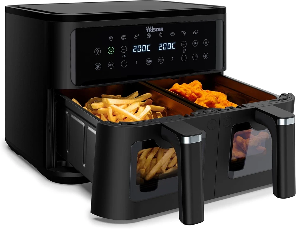 Tristar dviejų zonų karšto oro gruzdintuvė 9 l, 2500 W, FR-9429
