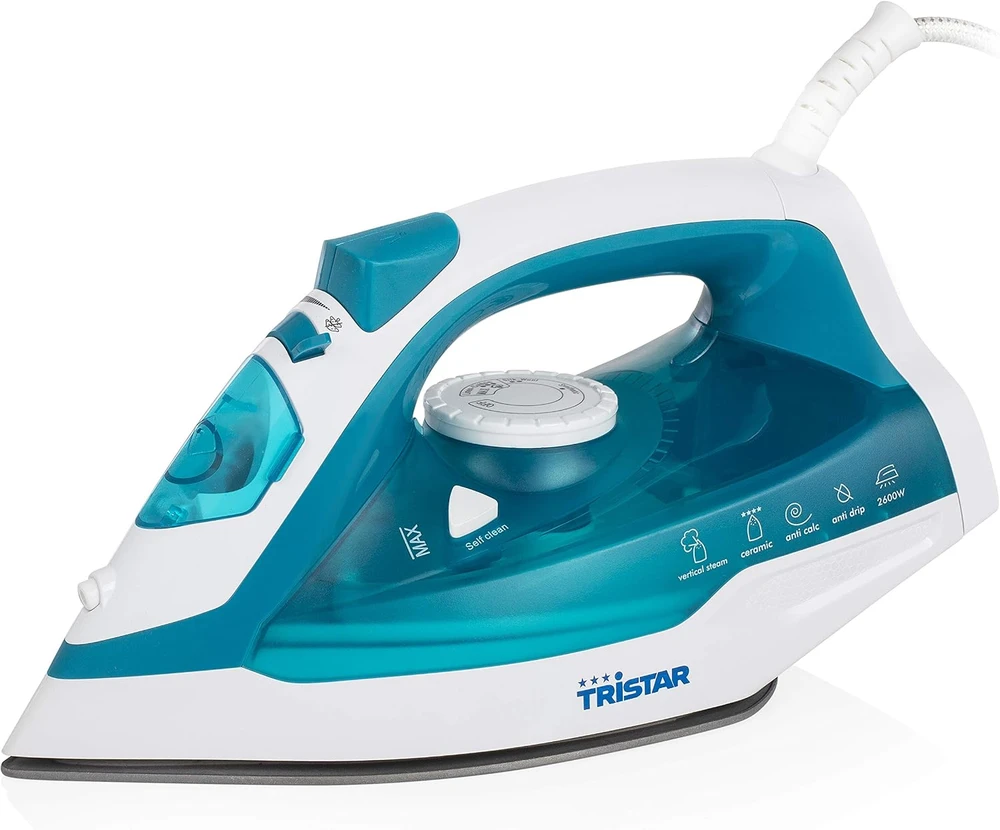 Tristar ST-8320 | Garų lygintuvas | 2600 W | Vanduo tank capacity 370 ml | Continuous steam 25 g/min | Steam boost performance 50 g/min | Žalias