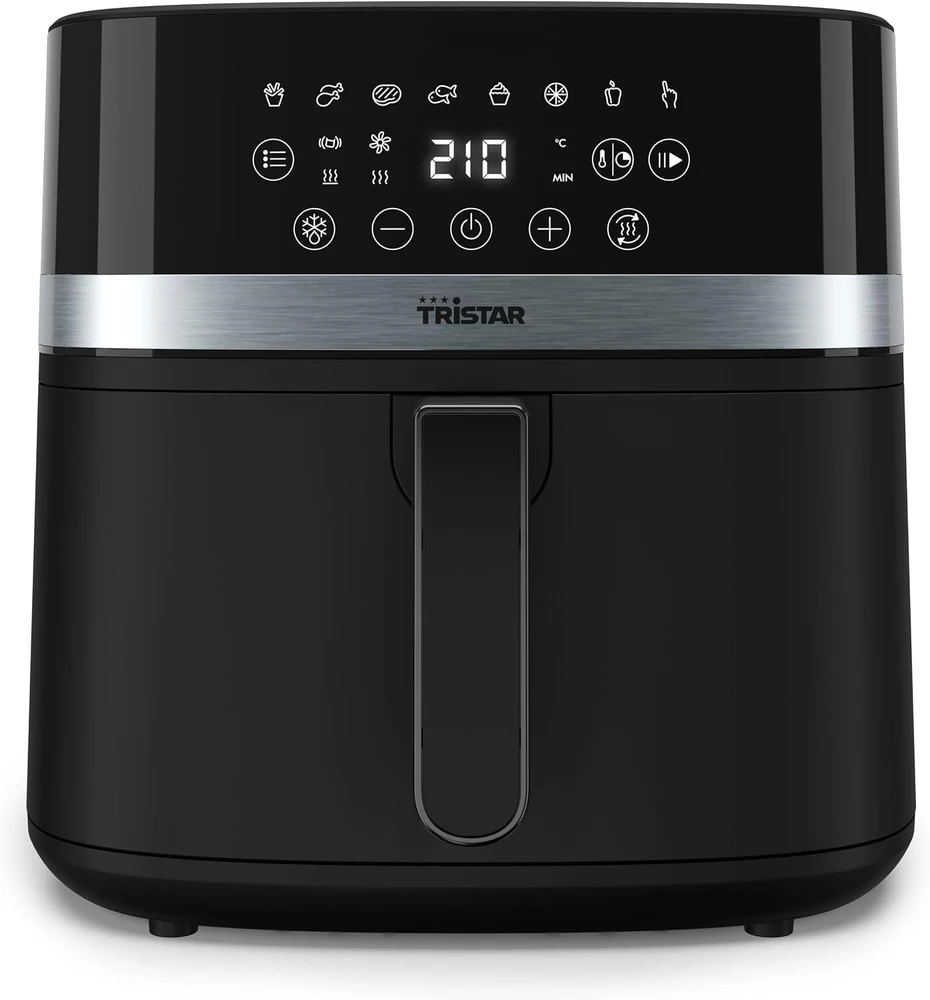 Tristar karšto oro gruzdintuvė 8 l, 2000 W, jutiklinis LED ekranas, FR-9418