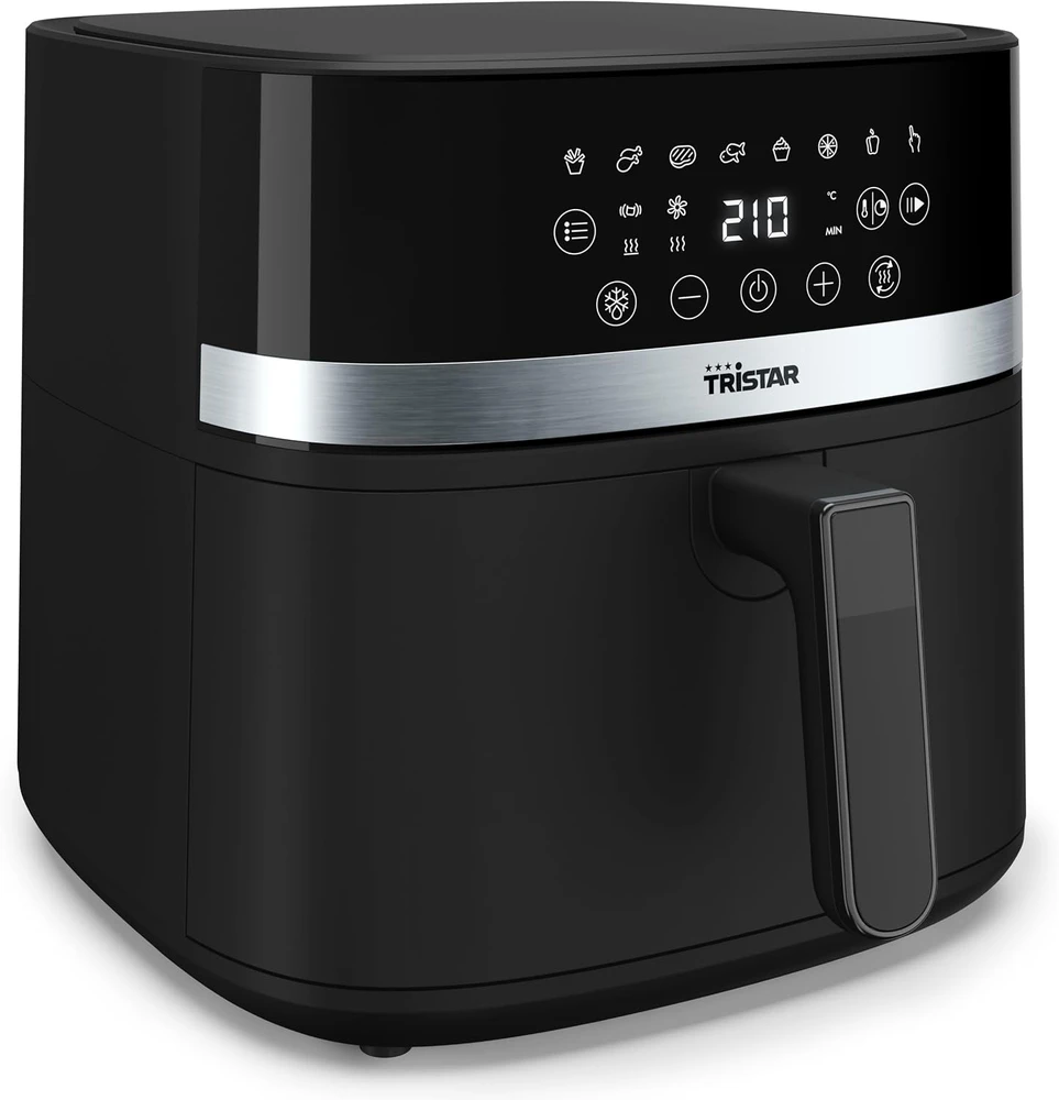 Tristar karšto oro gruzdintuvė 8 l, 2000 W, jutiklinis LED ekranas, FR-9418
