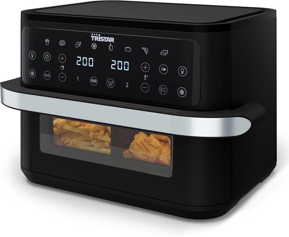 Tristar karšto oro gruzdintuvė Dualzone Flex 10 l, 2800 W, FR-9432
