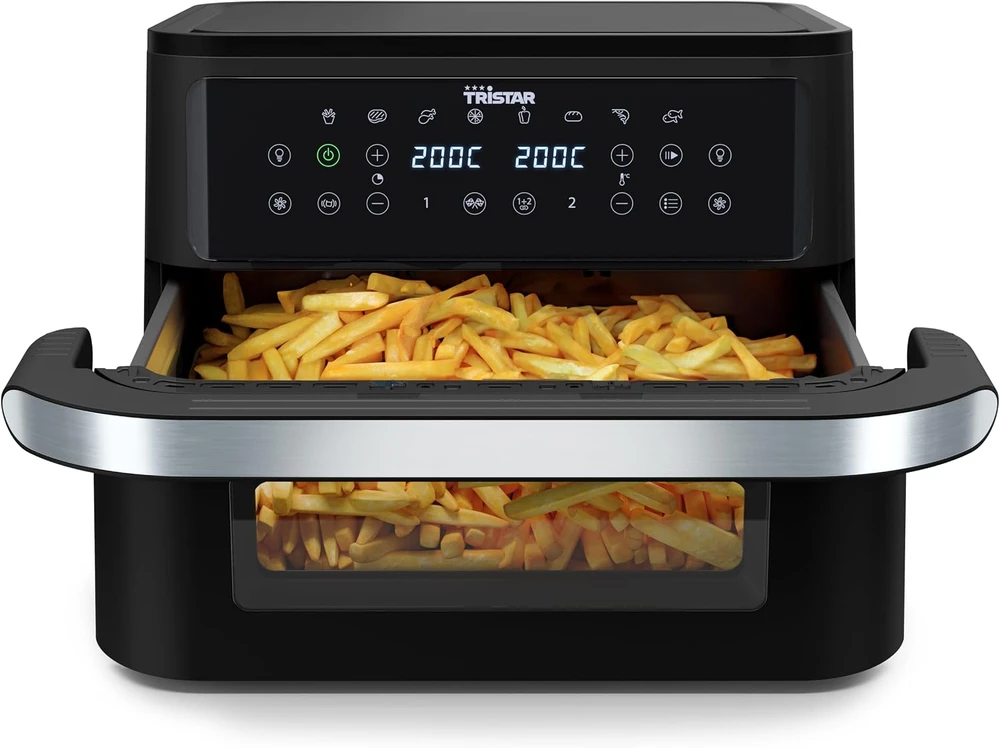 Tristar karšto oro gruzdintuvė Dualzone Flex 10 l, 2800 W, FR-9432