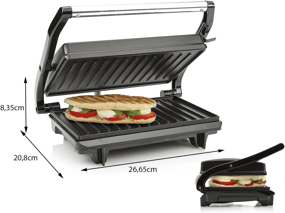 Tristar | Grilis | GR-2650 | Contact grill | 700 W | Juodas