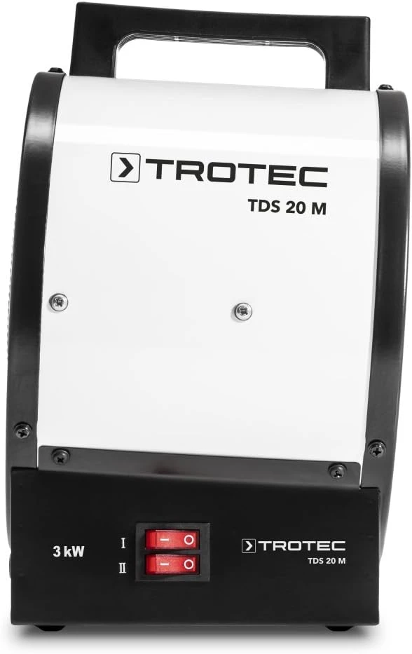 TROTEC keraminis elektrinis šildytuvas TDS 20 M, 1.5/3 kW, 2 pakopų