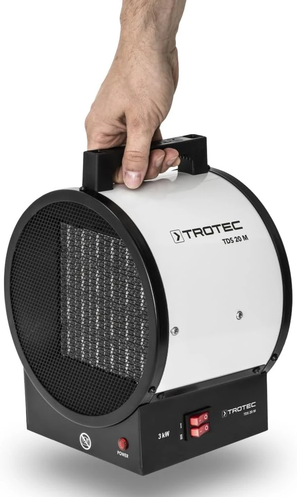TROTEC keraminis elektrinis šildytuvas TDS 20 M, 1.5/3 kW, 2 pakopų
