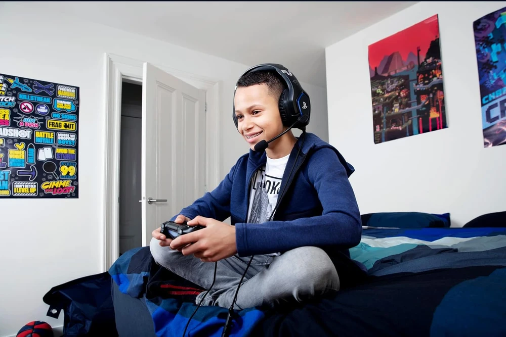 Žaidimų ausinės Trust GXT 488 Forze PS4 Gaming Headset PlayStation official licensed product, Juodos, 23530
