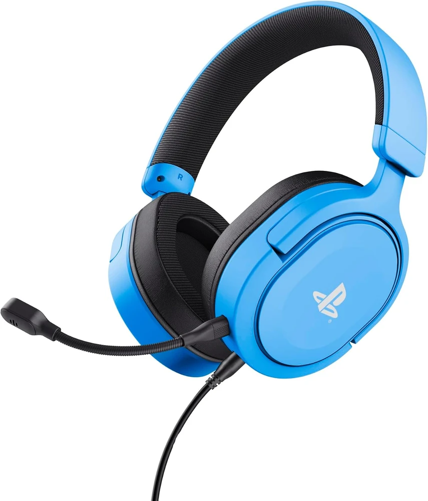 Trust GXT 498B FORTA PS5 žaidimų ausinės | Mėlynos