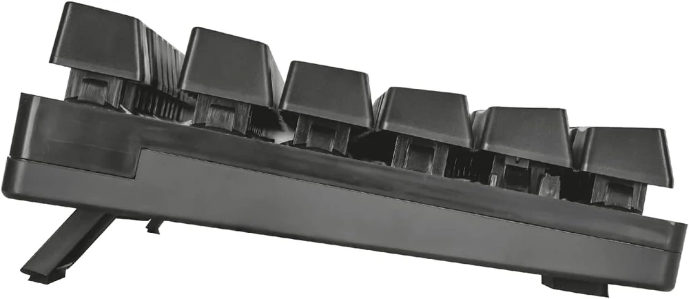 Trust žaidimų klaviatūra USB QWERTY ispaniška su RGB apšvietimu Azor 23823