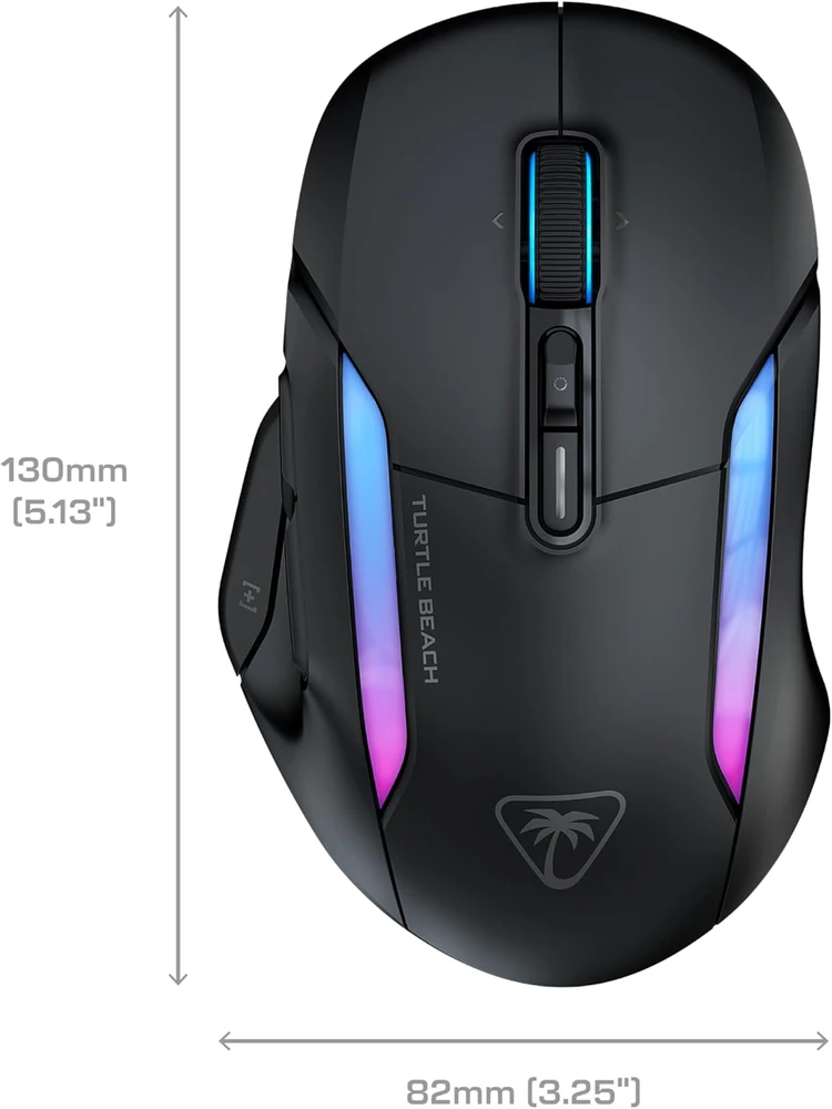 Turtle Beach Kone II Air Belaidė RGB Žaidimų Pelė | Juoda