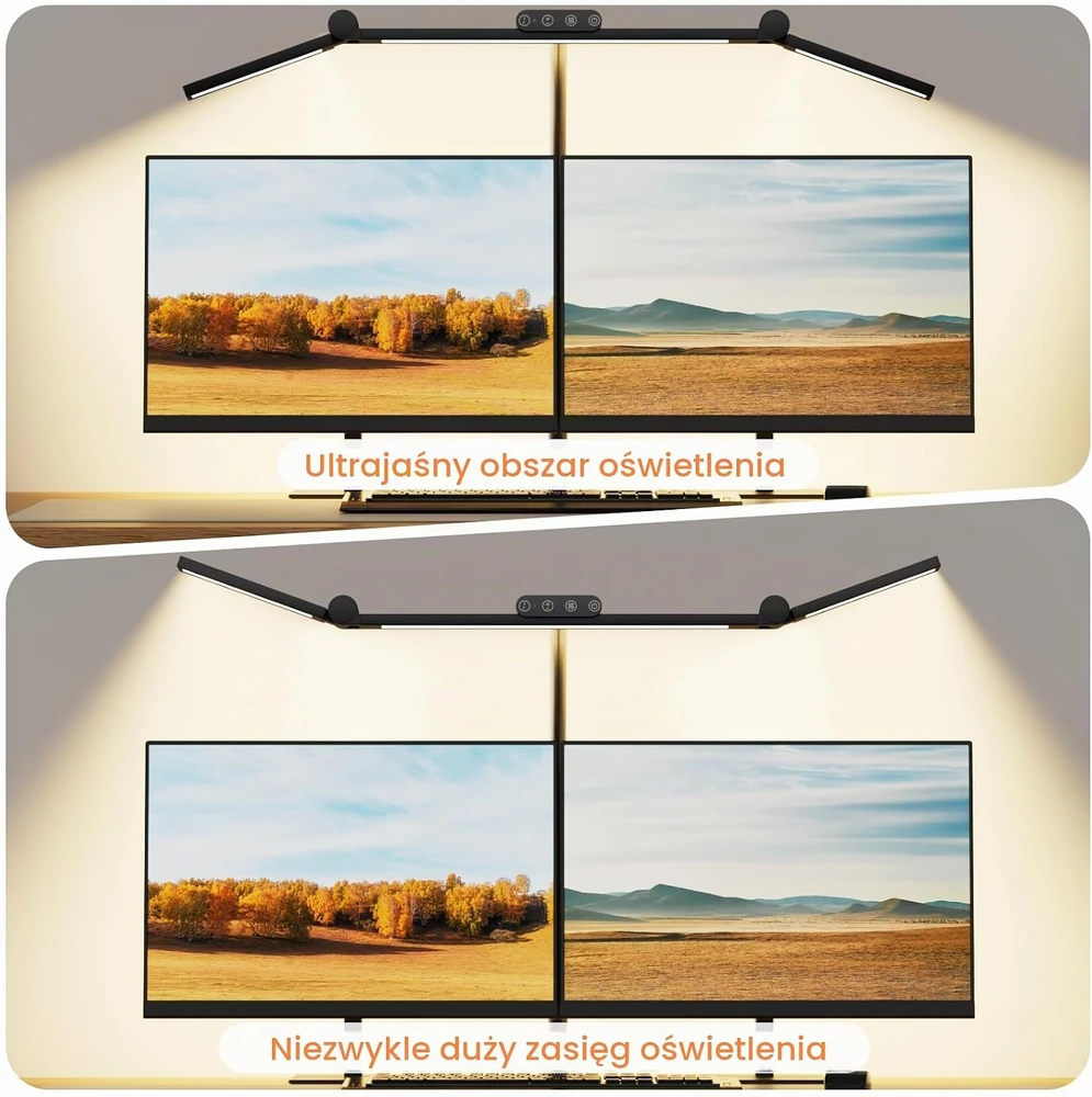 TYEE LED stalinė lempa, 24 W, su spaustuku, M001