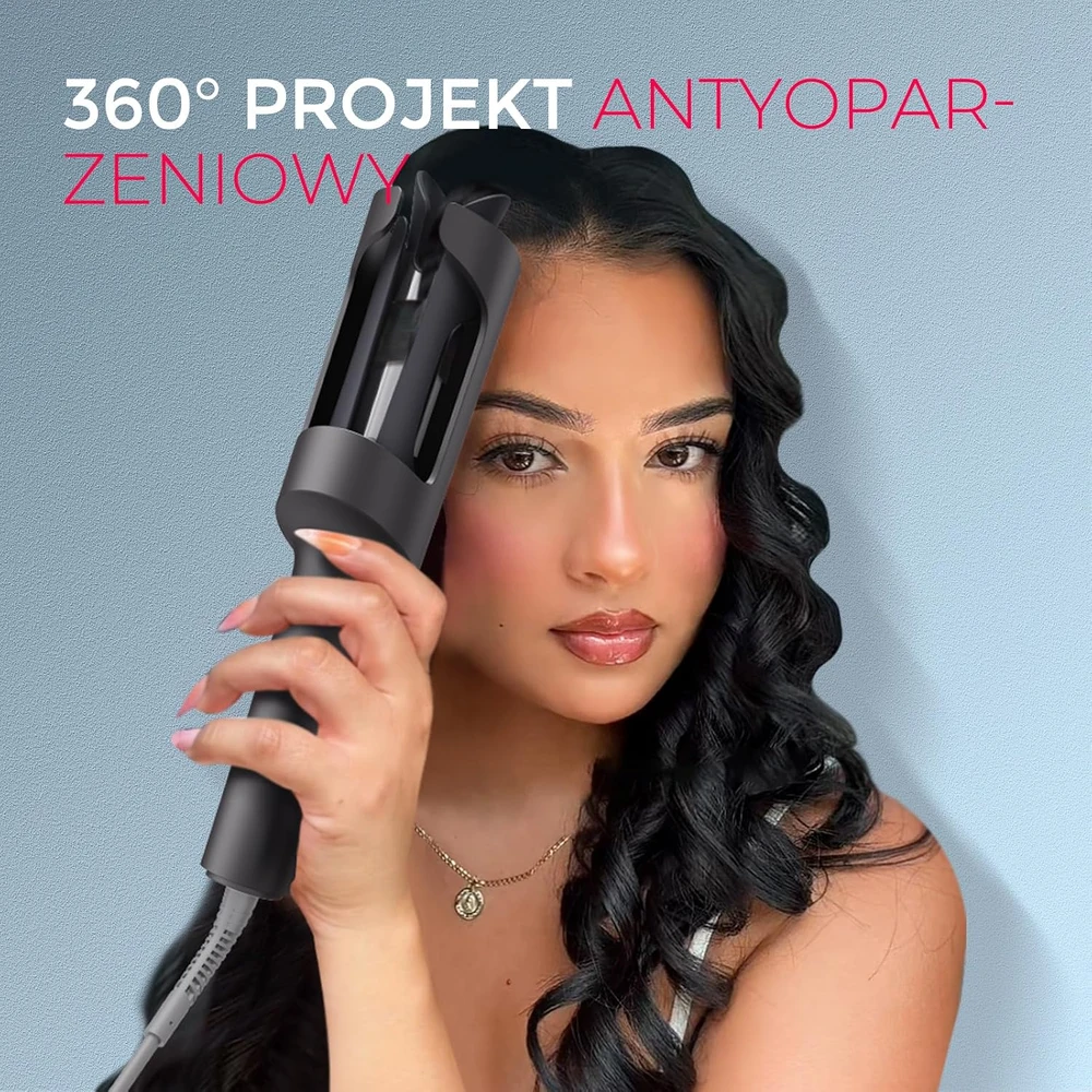 TYMO automatinės plaukų garbanojimo žnyplės 32 mm, 160–210 °C, HC503L