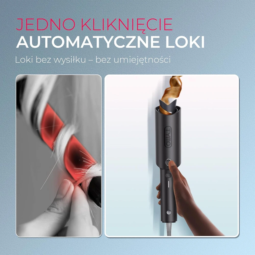 TYMO automatinės plaukų garbanojimo žnyplės 32 mm, 160–210 °C, HC503L