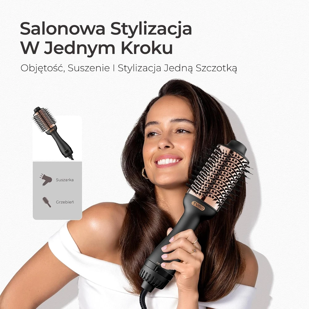 TYMO karšto oro plaukų formavimo šepetys 4 viename 1200 W HC300
