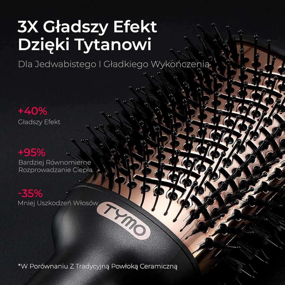 TYMO karšto oro plaukų formavimo šepetys 4 viename 1200 W HC300