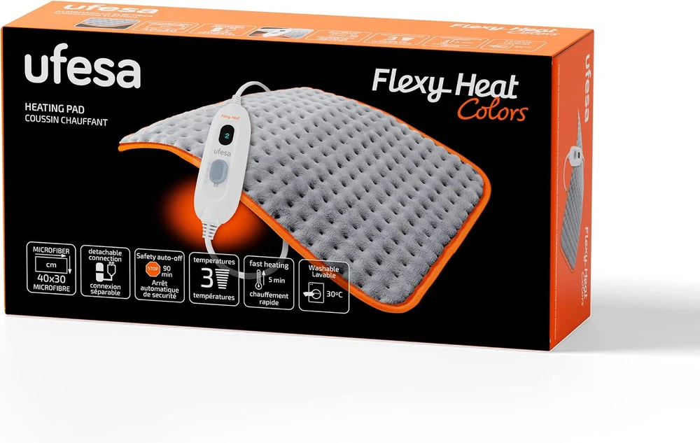 Ufesa elektrinė šildymo pagalvėlė Flexyheat Colors 2, 100 W, 45 x 35 cm