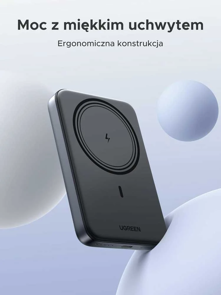 Powerbank UGREEN PB561, 10000mAh, 20W, PD3.0, PD2.0, FCP, AFC, BC1.2, juodas
