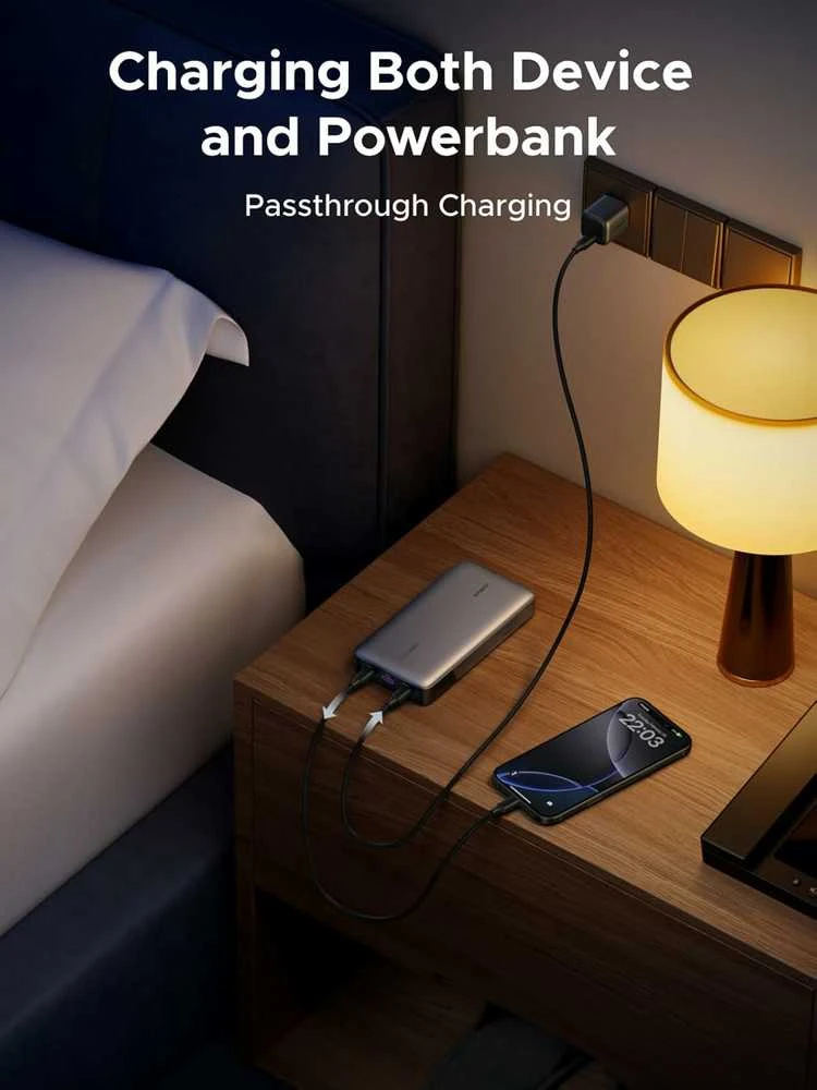 Nešiojamas įkroviklis UGREEN Powerbank 145W nešiojamajam kompiuteriui - 3 jungtys / 25000mAh