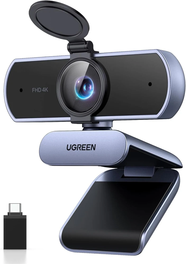 UGREEN 4K internetinė kamera su automatiniu fokusavimu ir dviem mikrofonais 65381