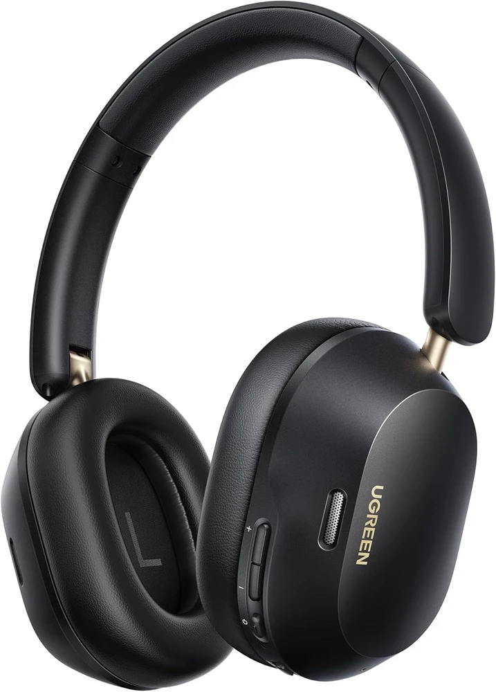 Ausinės belaidės Ugreen HiTune Max 5C, Hybrid ANC, Bluetooth 5.4 (juoda)