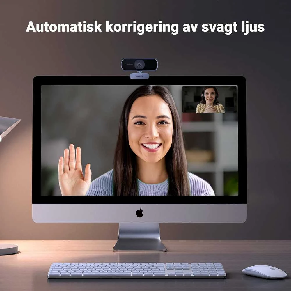 Ugreen Internetinė USB kamera HD 1080p su mikrofonu