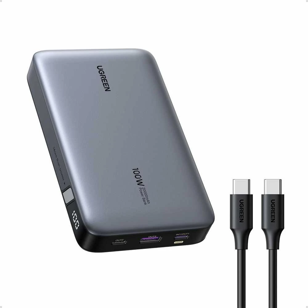 Nešiojamas įkroviklis UGREEN Nexode Power Bank 20000mAh 100W (su laidu)