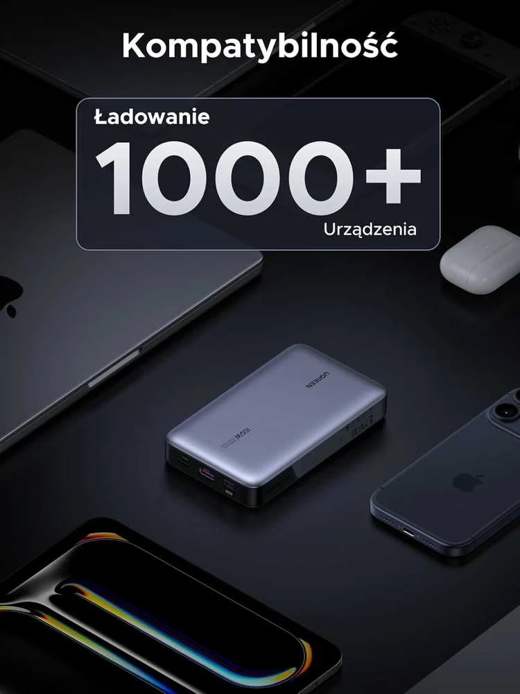 Nešiojamas įkroviklis UGREEN Nexode Power Bank 20000mAh 100W (su laidu)