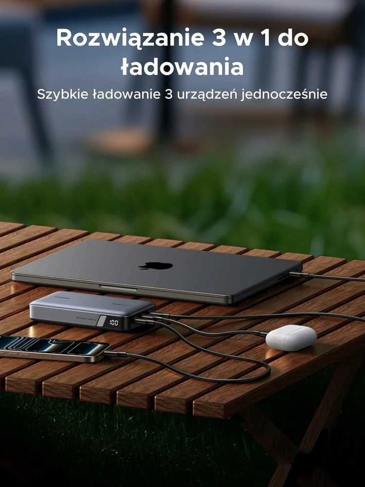 Nešiojamas įkroviklis UGREEN Nexode Power Bank 20000mAh 100W (su laidu)