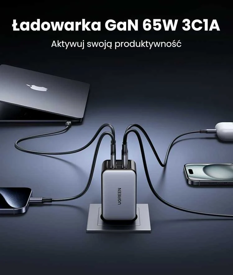 Kabelis UGREEN US355 USB-C į USB-C 3.1 Gen.2, PD, 5A, 100W, 4K, 10Gbps, 1m