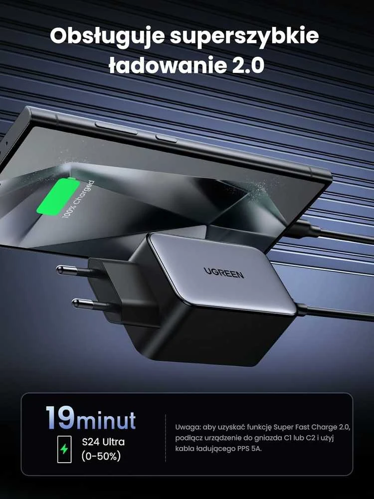 Kabelis UGREEN US355 USB-C į USB-C 3.1 Gen.2, PD, 5A, 100W, 4K, 10Gbps, 1m