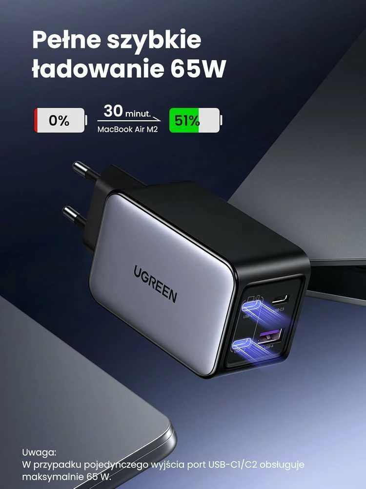 Kabelis UGREEN US355 USB-C į USB-C 3.1 Gen.2, PD, 5A, 100W, 4K, 10Gbps, 1m