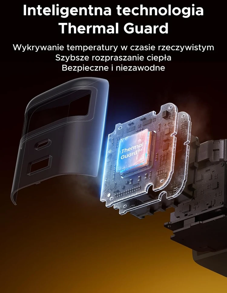 UGREEN Nexode GaN tinklo įkroviklis 65 W su ištraukiamu USB-C laidu, 3 prievadai, 55900
