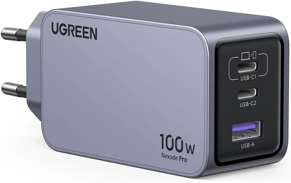 Adap. Ugreen Nexode pro 100W 3-port GaN