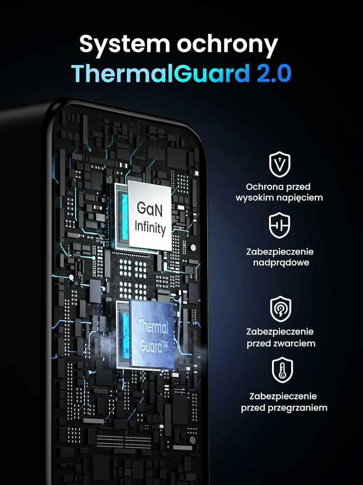 UGREEN Nexode X 100W GaN kompaktiškas 3x USB-C/USB-A sieninis įkroviklis, juodas
