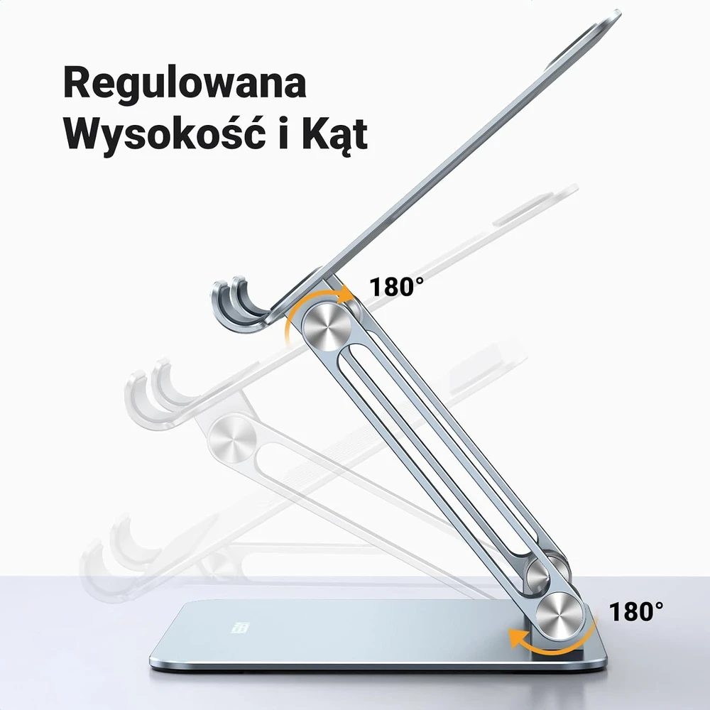 UGREEN reguliuojamas sulankstomas aliumininis planšetinio kompiuterio stovas iki 12.9 col., 90396