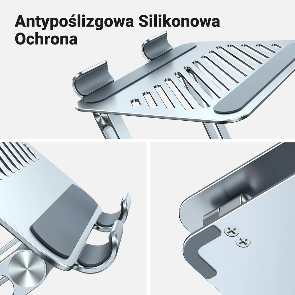 UGREEN reguliuojamas sulankstomas aliumininis planšetinio kompiuterio stovas iki 12.9 col., 90396