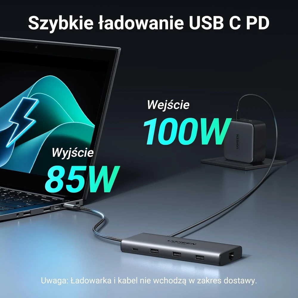 UGREEN "Revodok Pro 210" USB C prijungimo stotelė