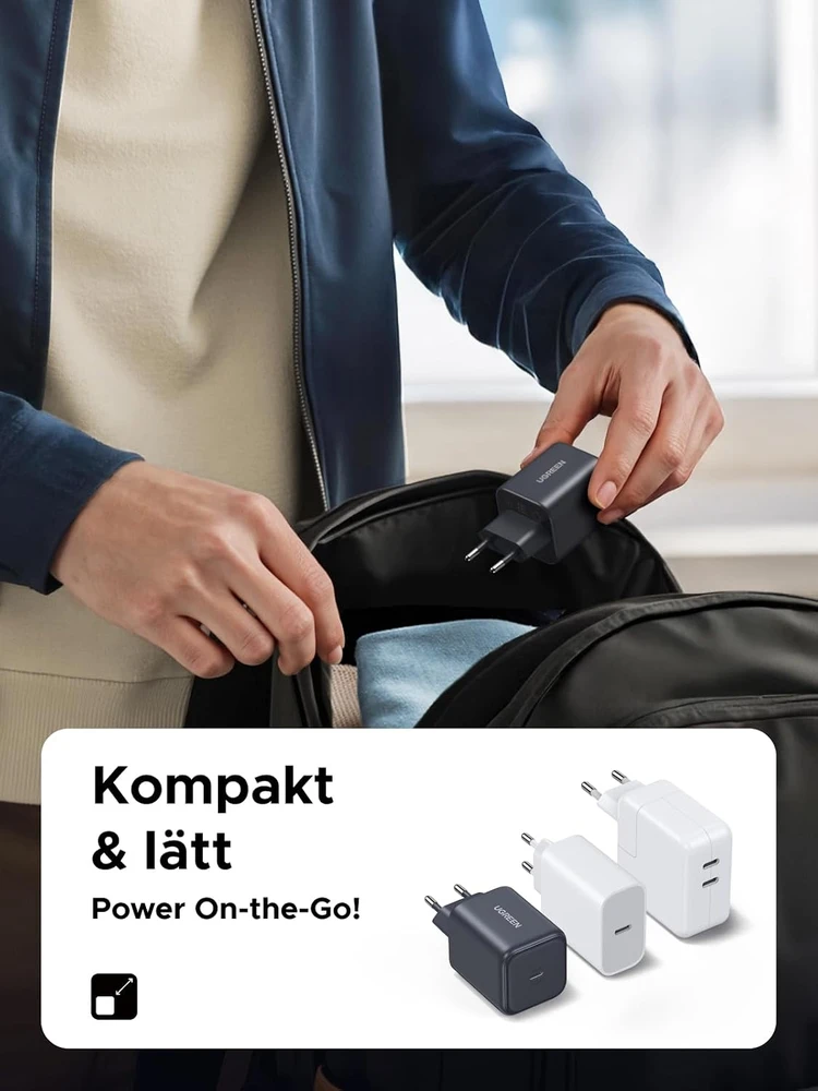 UGREEN USB-C tinklo įkroviklis 45 W su PPS greituoju įkrovimu, 65051