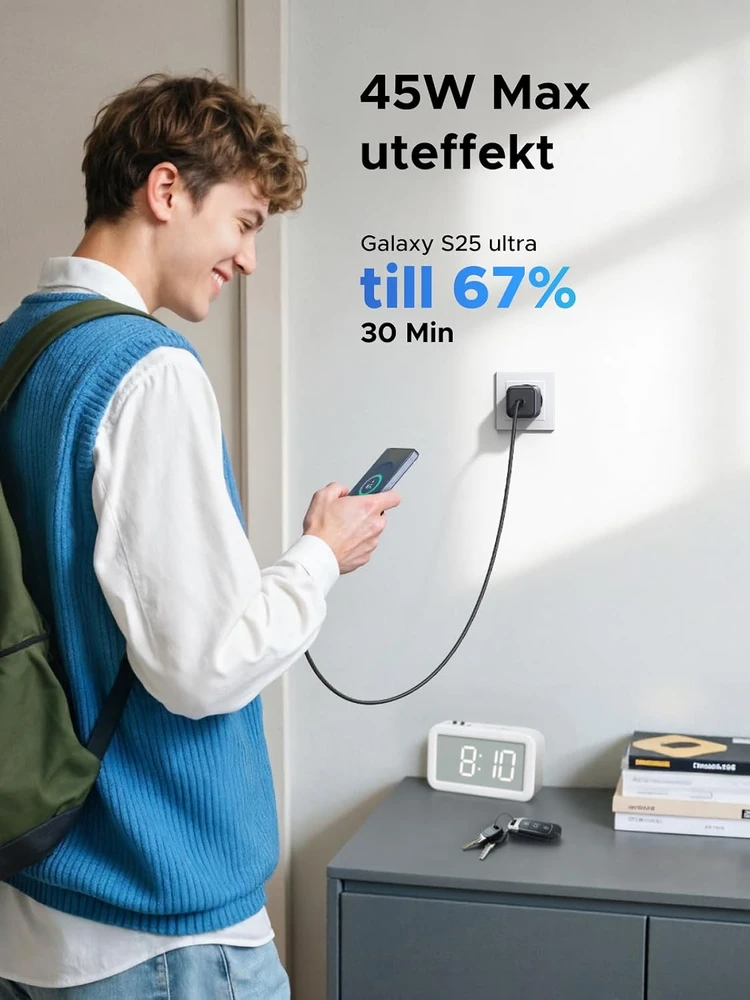 UGREEN USB-C tinklo įkroviklis 45 W su PPS greituoju įkrovimu, 65051
