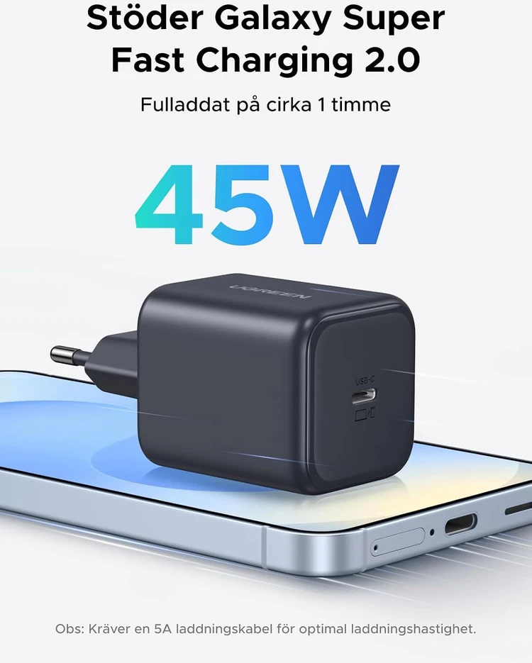 UGREEN USB-C tinklo įkroviklis 45 W su PPS greituoju įkrovimu, 65051