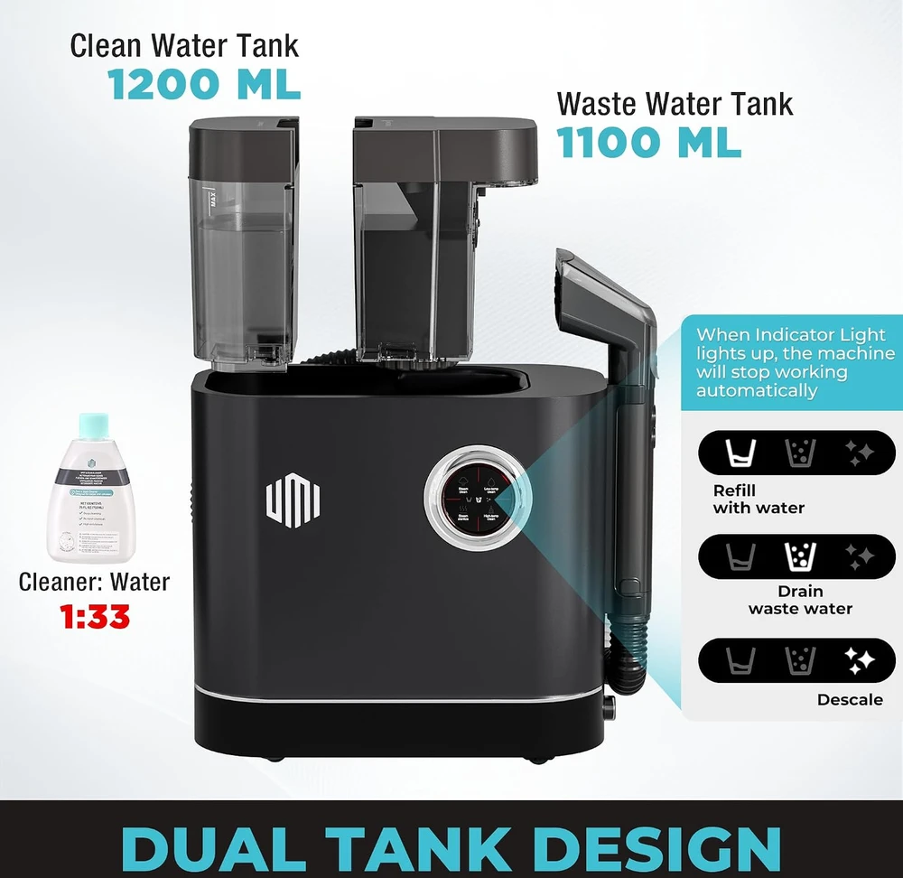 Umi garinis kilimų ir apmušalų valytuvas 400 W, 2,3 l, UM24002A