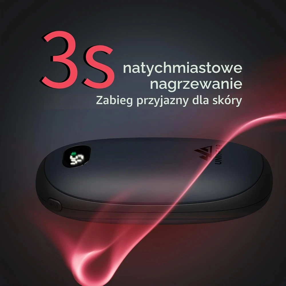 Unigear akumuliatorinis rankų šildytuvas, 5200 mAh, 35–55 °C, HW01