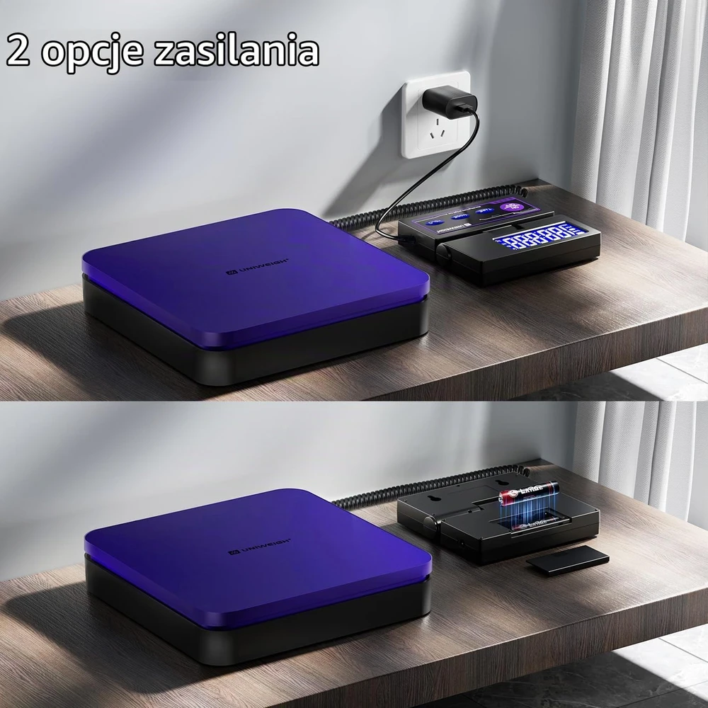 UNIWEIGH skaitmeninės siuntų svarstyklės iki 49 kg, 2,8 g tikslumas, UNI-Q5