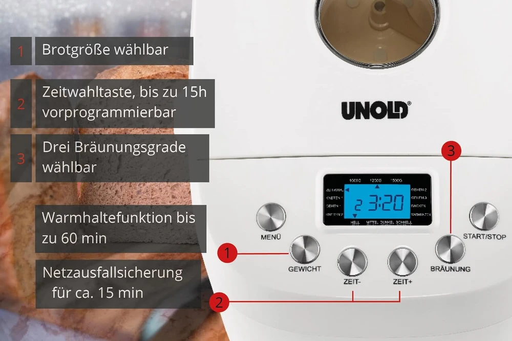 Duonkepė Unold 68520 balta