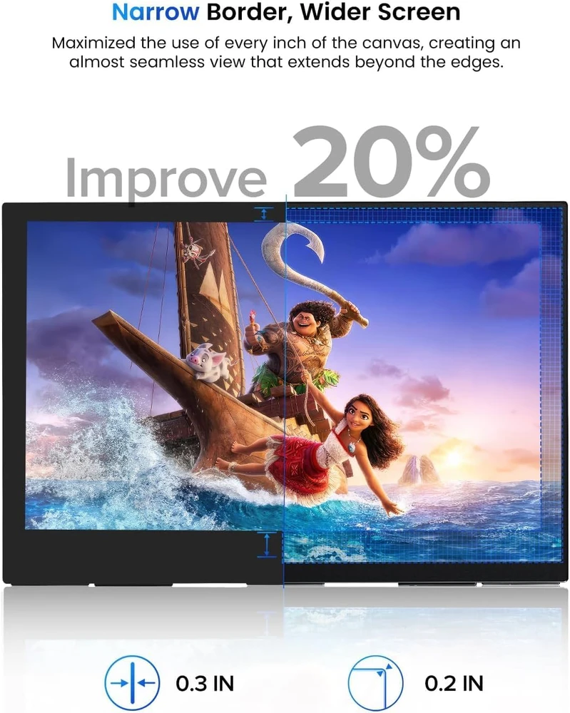 UPERFECT nešiojamasis monitorius 15,6 col. Full HD IPS 60 Hz M156A08