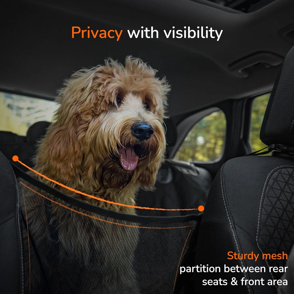 Upgrade4cars vandeniui atsparus automobilio galinės sėdynės užtiesalas šuniui Dog3